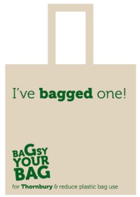Jute bag logo