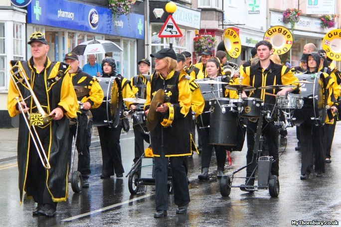 Gugge 2000 Band at  the 2014 Thornbury Carnival