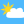 Partly cloudy